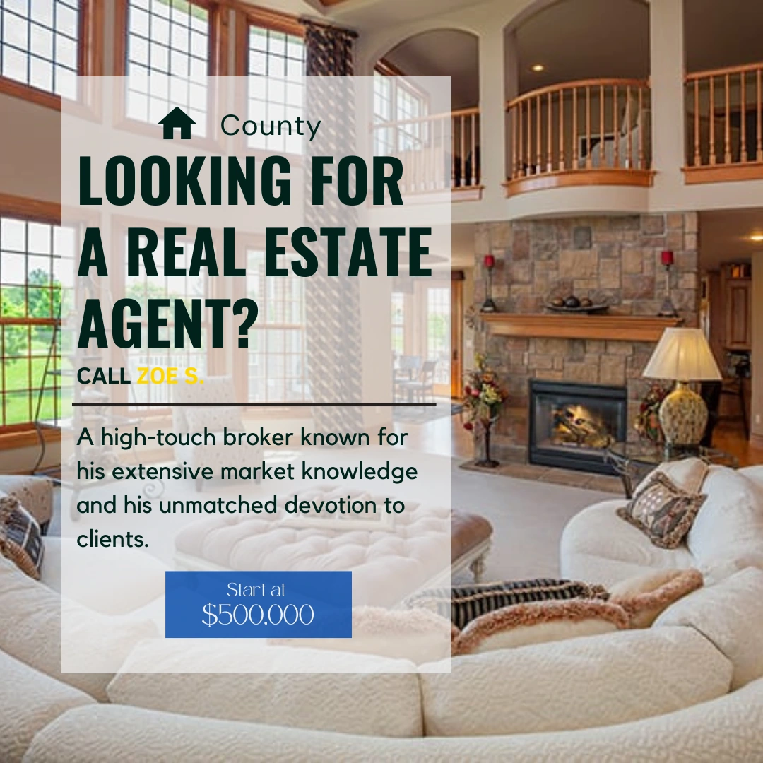 An example of Zoe's past Real Estate Canva Design